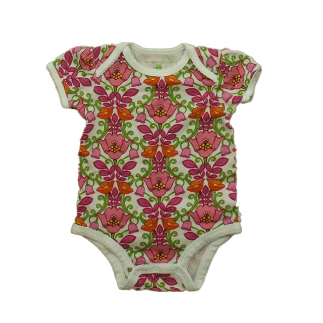 Vera Bradley Baby Girls Pink Floral Onesie Size: 6-9 Months