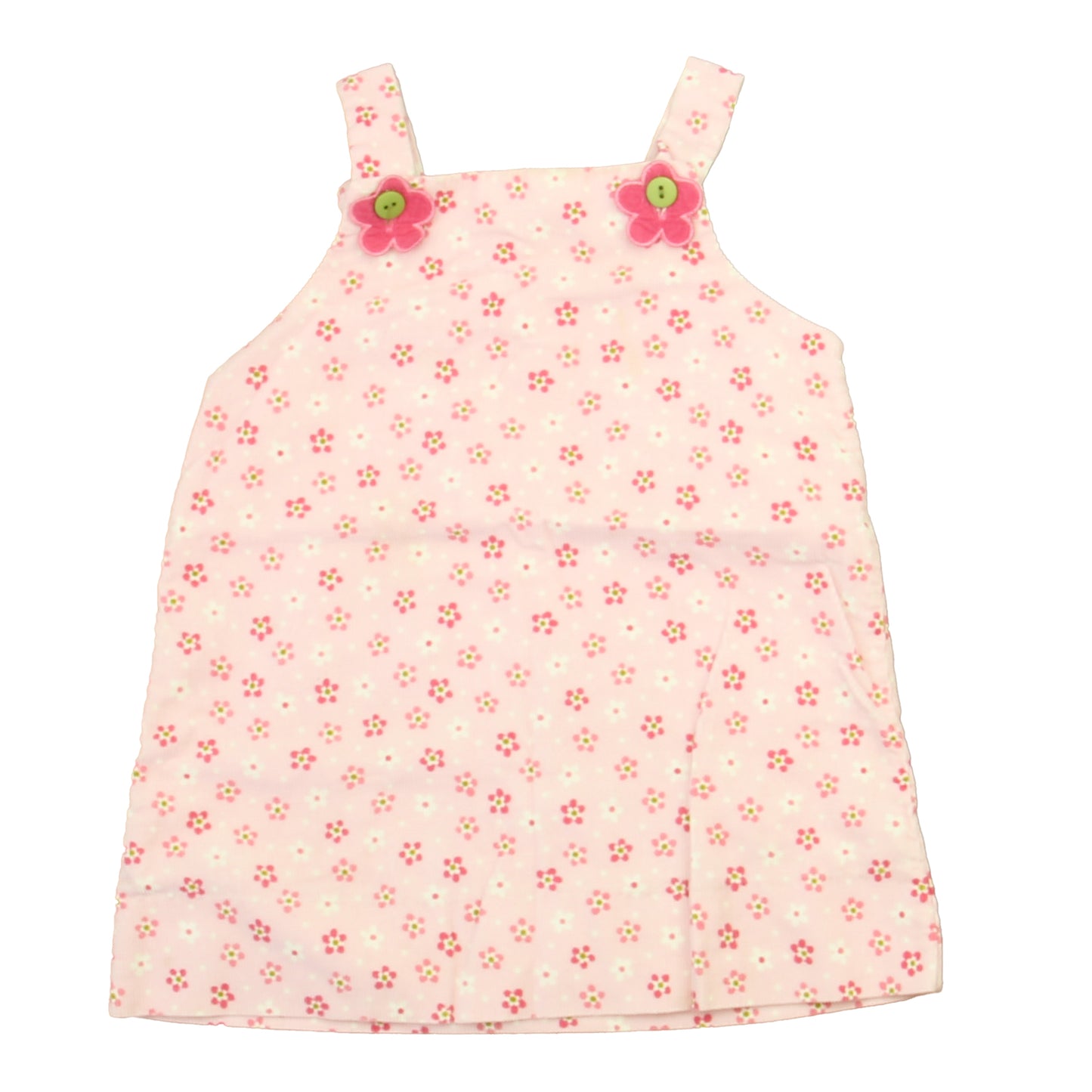 Florence Eisman Girls Pink Floral Jumper Size: 2T