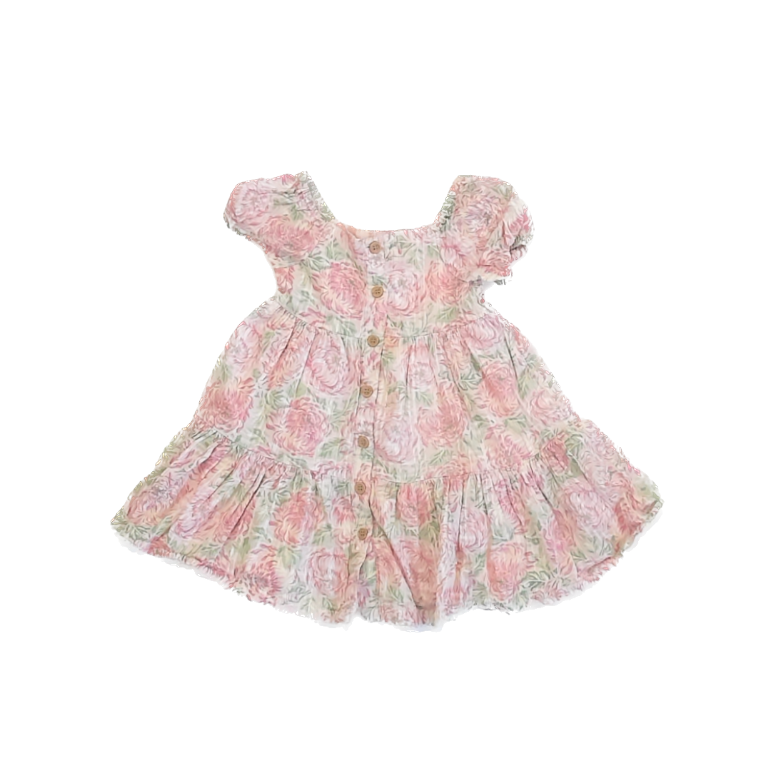 Joie Girls Pink Floral Dress Size: 2T Pink Floral