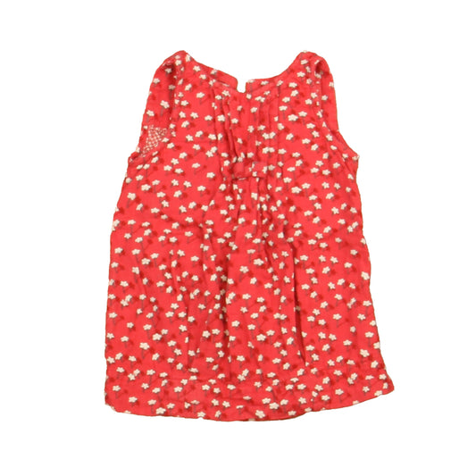 Okaidi Girls Pink Floral Dress Size: 3 Months Pink Floral