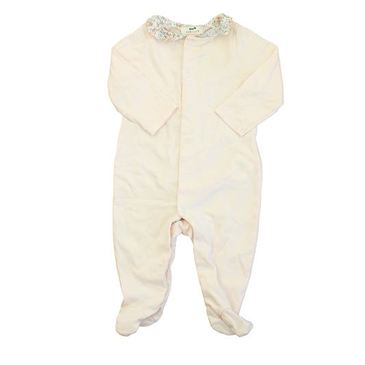 Cyrillus Boys Pink Floral Long Sleeve Outfit Size: 9 Months