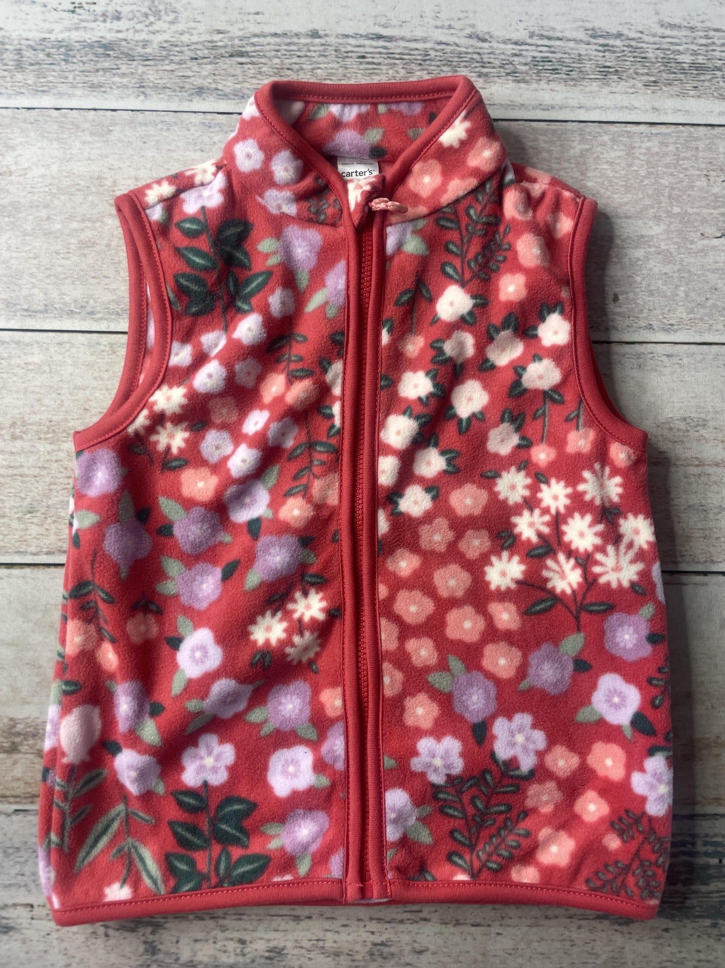 Girls Pink floral Vest Size: 3T Pink floral