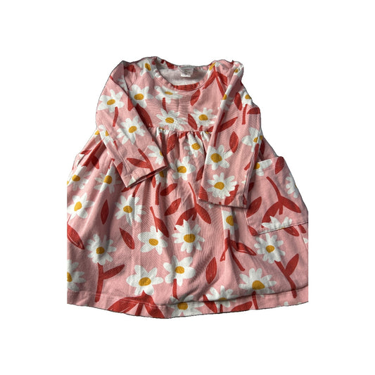Hanna Andersson Girls Pink floral Dress Size: 18-24 months Pink floral