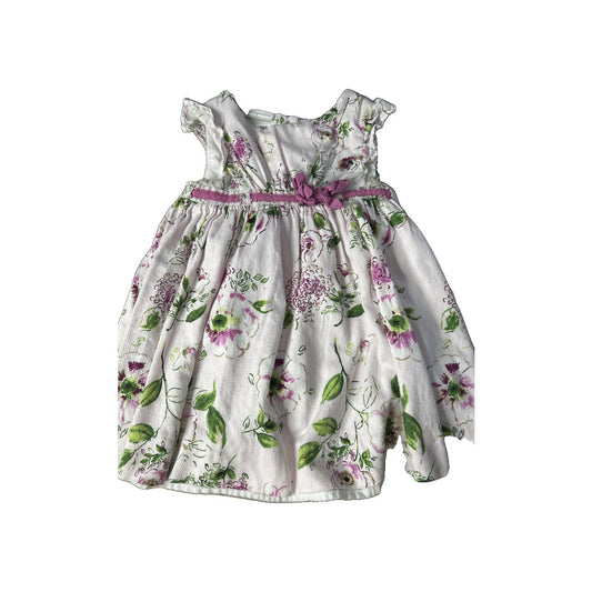 First Impressions Girls Pink floral Dress Size: 12 months Pink floral