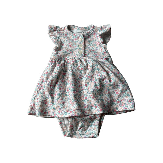 Carters Girls Pink floral Dress Size: Newborn Pink floral