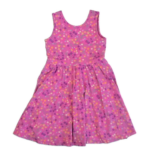 Tea Colllection Girls Pink Floral Dress Size: 8 Years Pink Floral