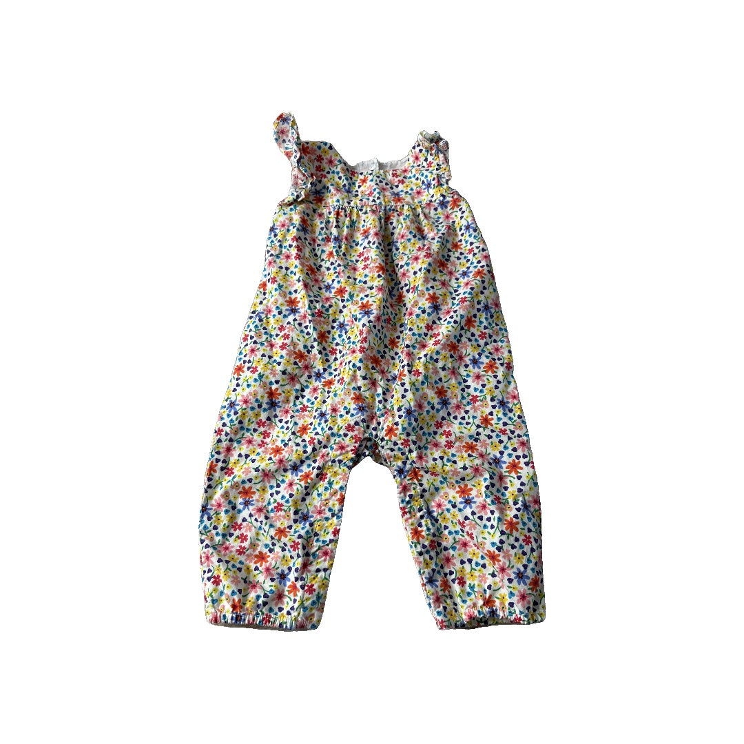 Old Navy Girls Pink floral Romper Size: 3-6 months Pink floral