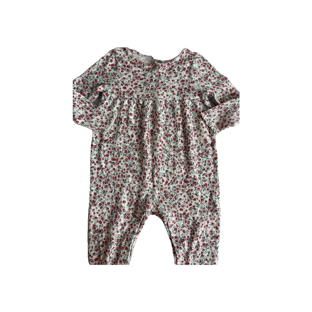 Old Navy Girls Pink floral Long Sleeve Outfit Size: 18-24 months Pink floral