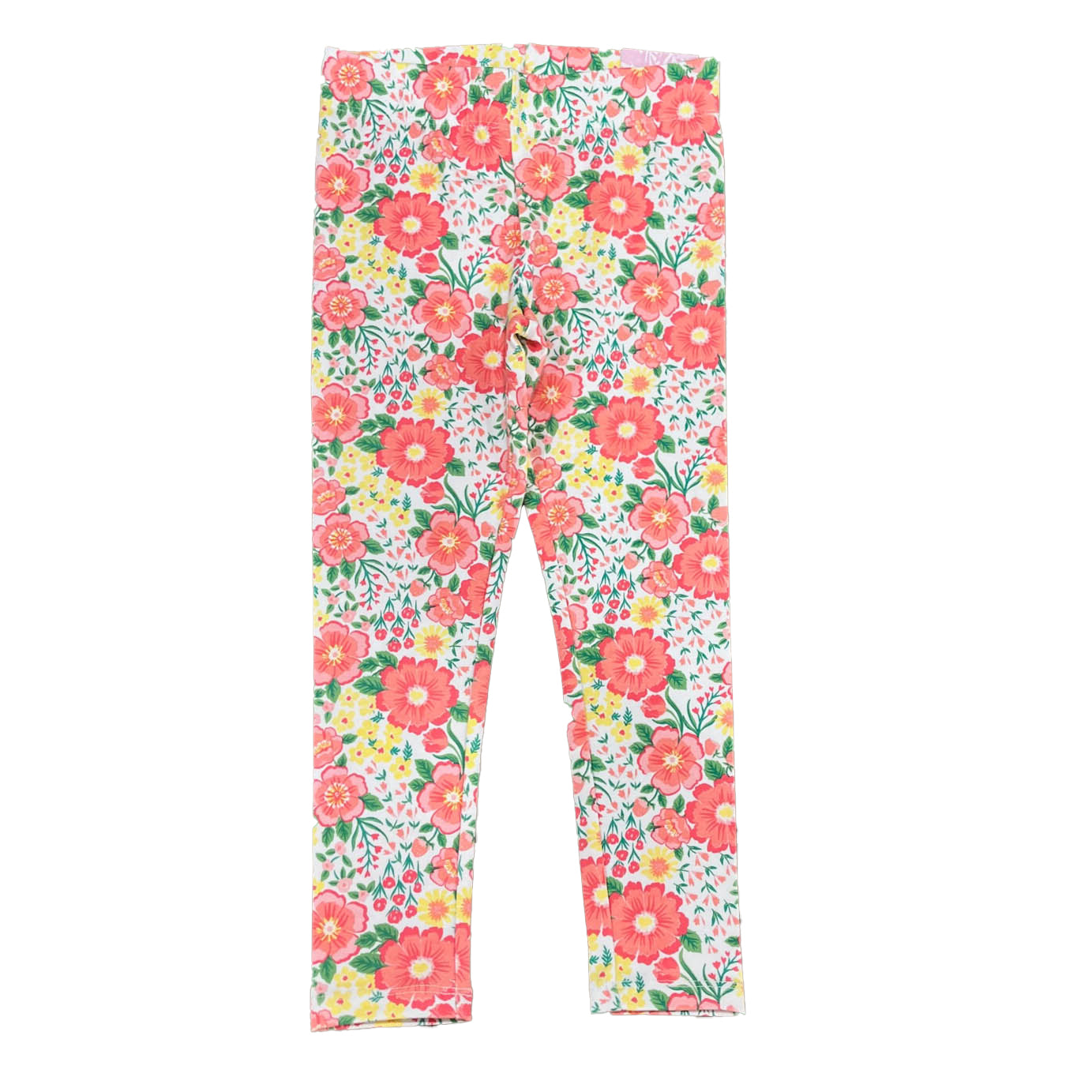 Tommy Bahama Girls Pink Floral Leggings Size: 5-6 Years