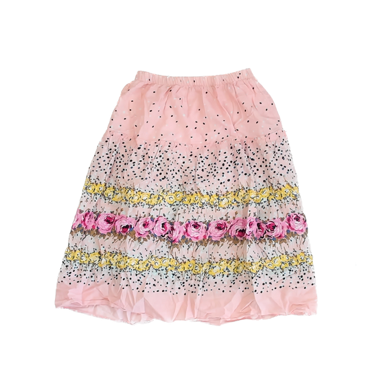 Unknown Girls Pink | Floral Skirt Size: 10 Years* Pink | Floral
