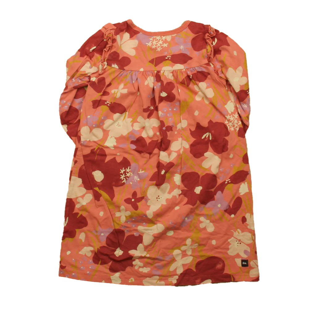 Tea Girls Pink Floral Dress Size: 5T Pink Floral