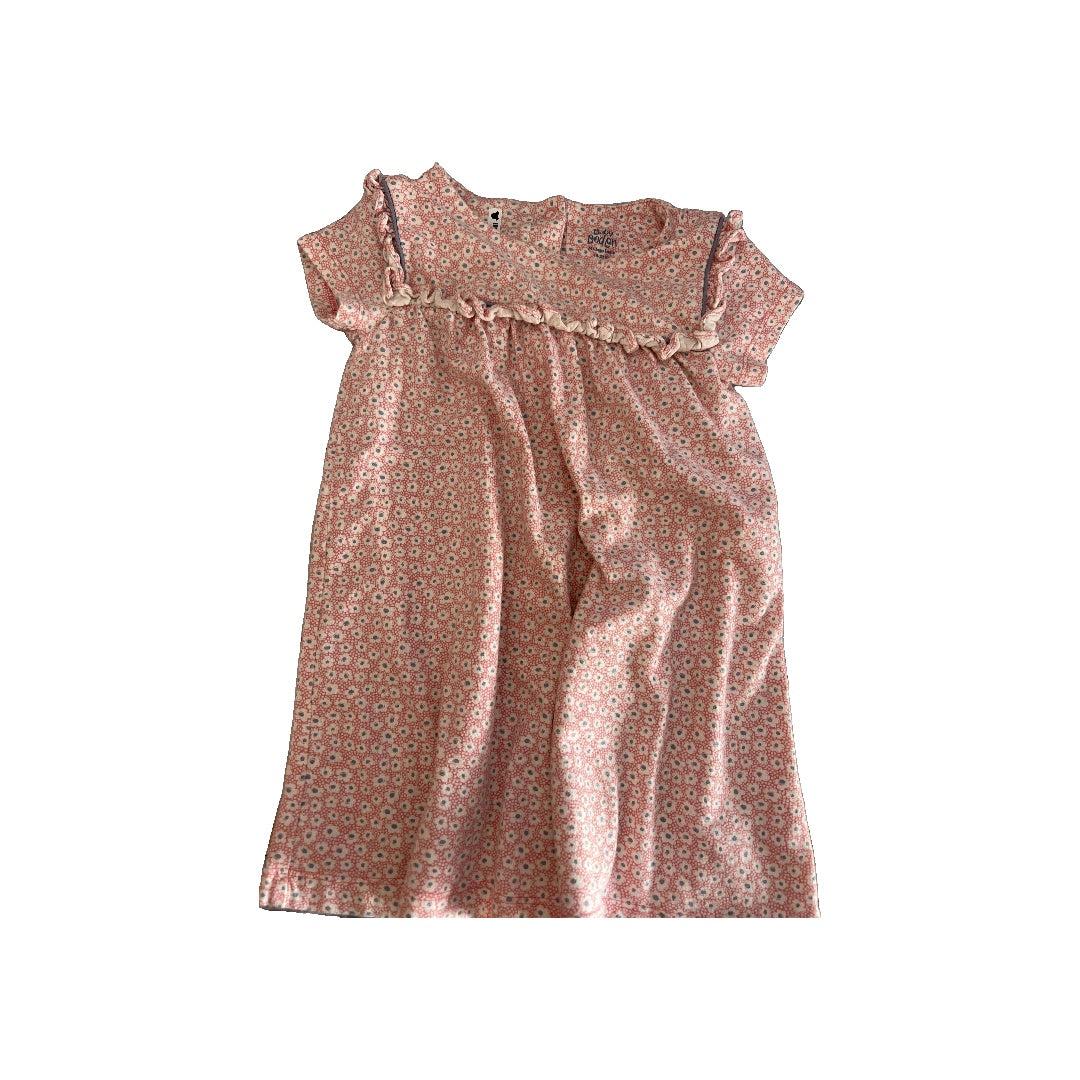 Baby Boden Girls Pink floral Dress Size: 18-24 months Pink floral