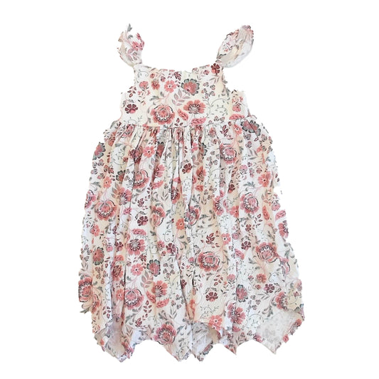 Happily Grey Girls Pink Floral Dress Size: 5T Pink Floral