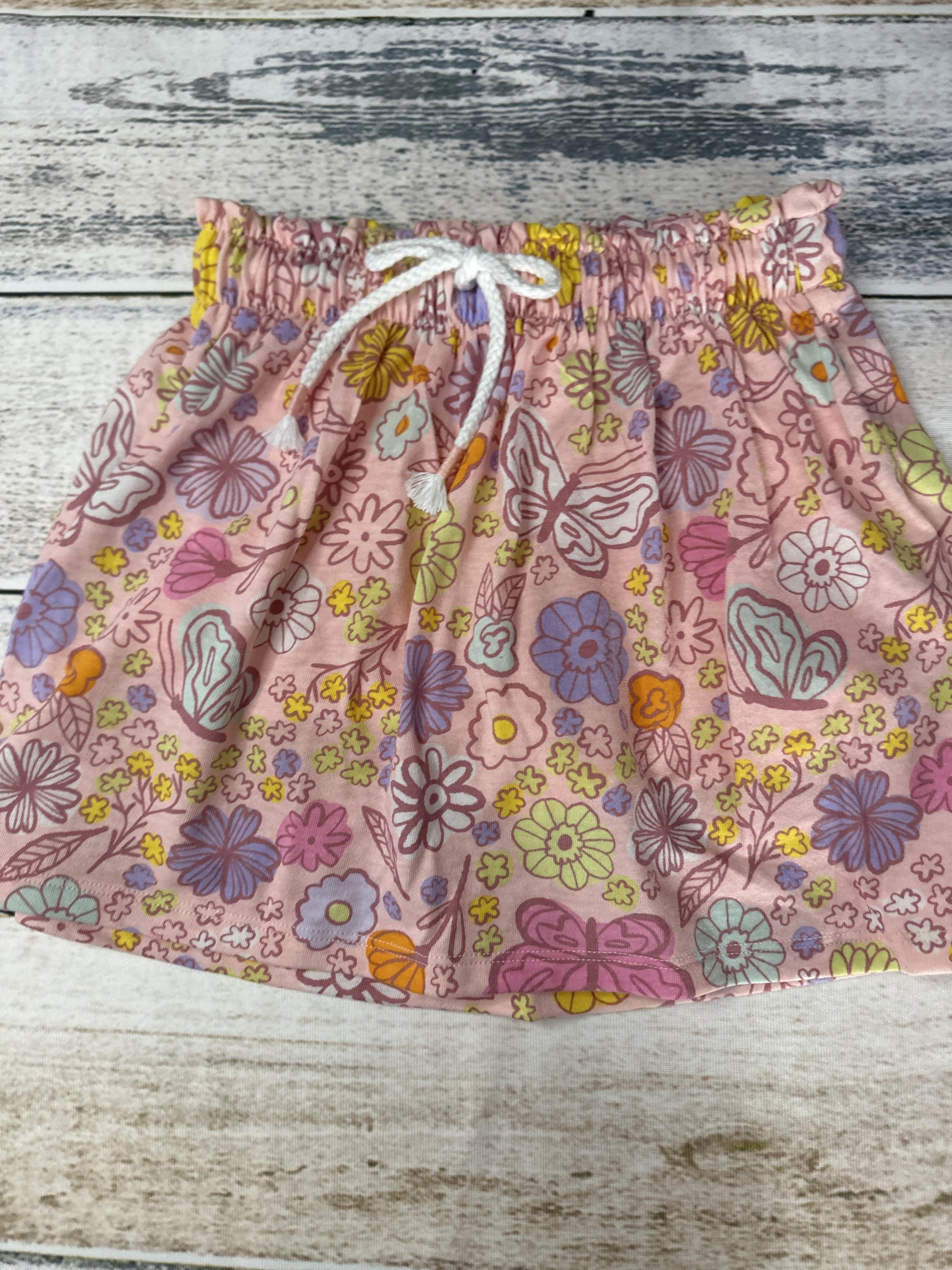 Cat & Jack Girls Pink floral Skirt Size: 5T Pink floral
