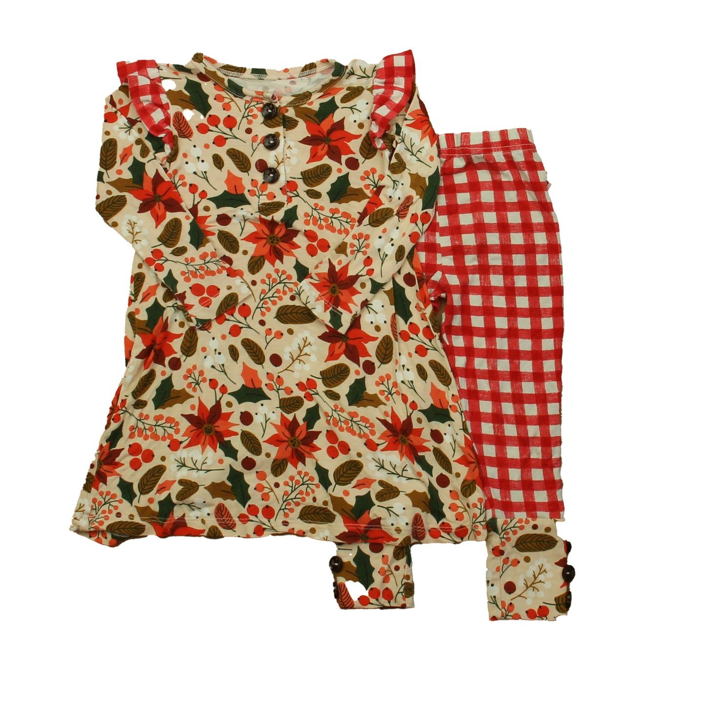 Gigi and Max Girls Pink Floral 2-piece Pajamas Size: 24 Months Pink Floral