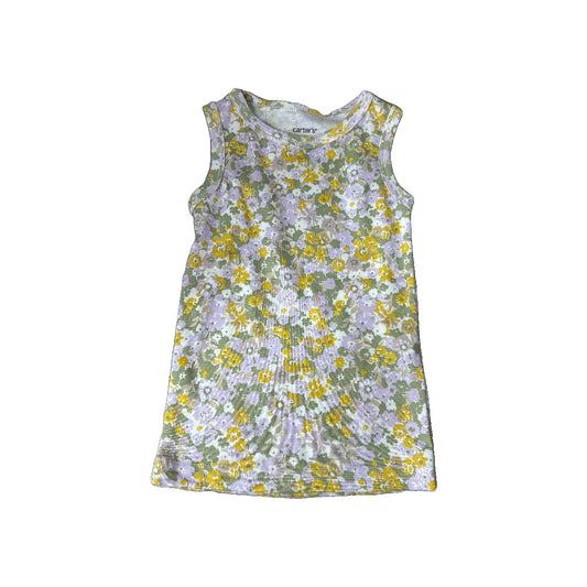 Girls Pink floral Tank Top Size: 2T Pink floral