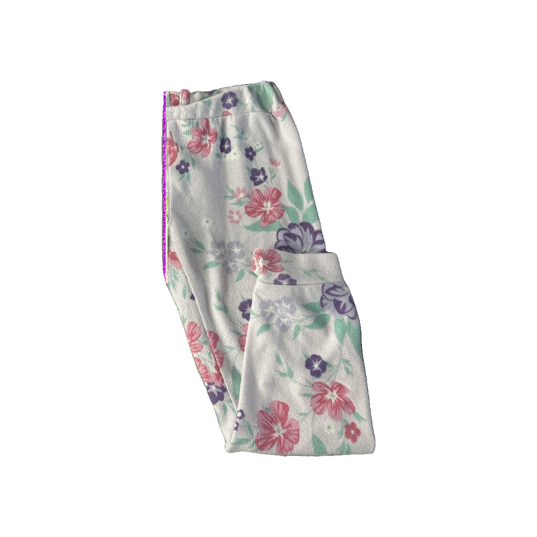 Girls Pink floral Pajamas Size: 4T Pink floral