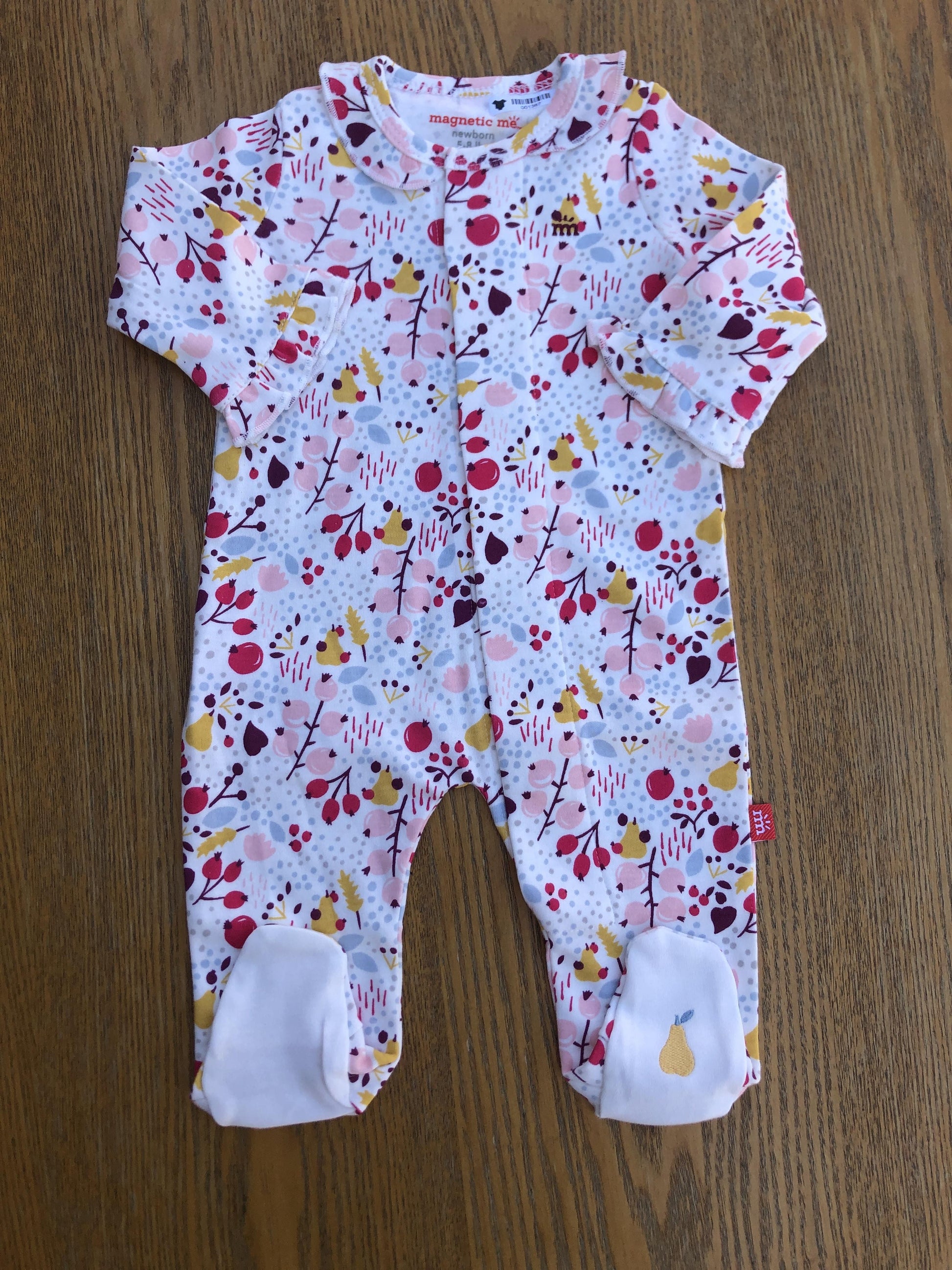 Magnetic Me Girls Pink floral Pajamas Size: Newborn Pink floral