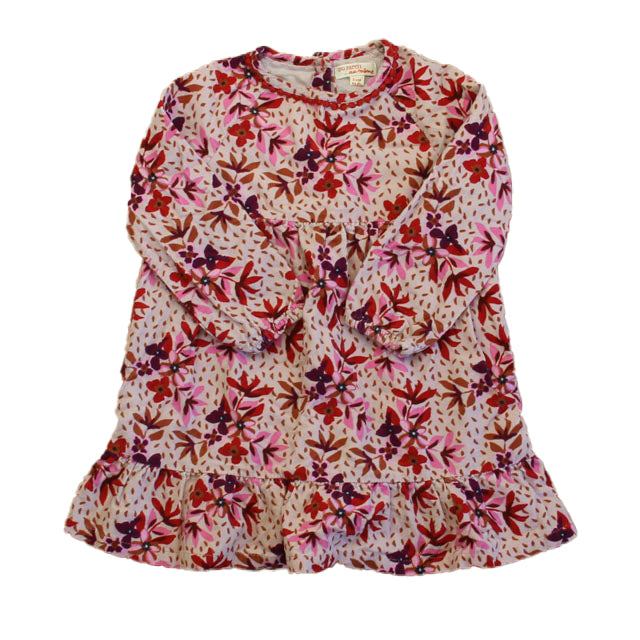 Du Pareil Girls Pink Floral Dress Size: 2T Pink Floral