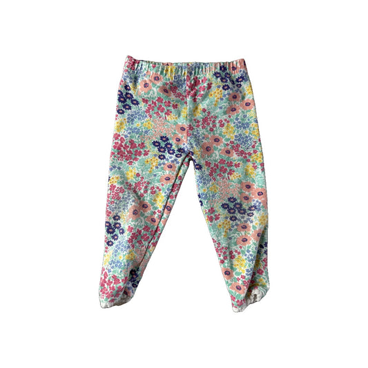 Carters Girls Pink floral Pants Size: 9 months Pink floral