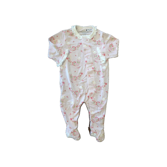 Magnetic Me Girls Pink floral Pajamas Size: 0-3 months Pink floral