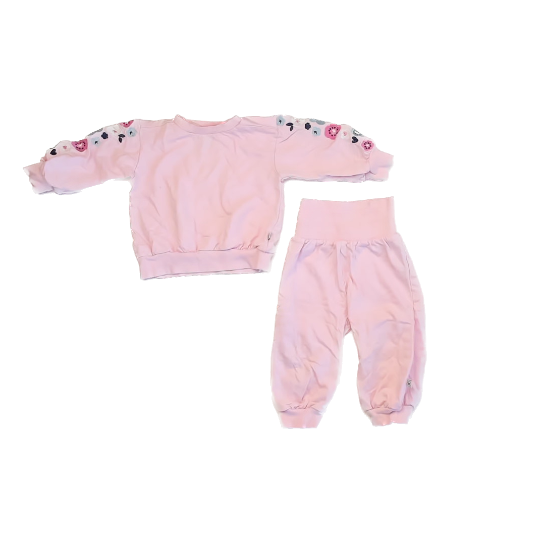 Honest Baby Clothing Girls Pink | Floral Apparel Sets Size: 12 Months Pink | Floral