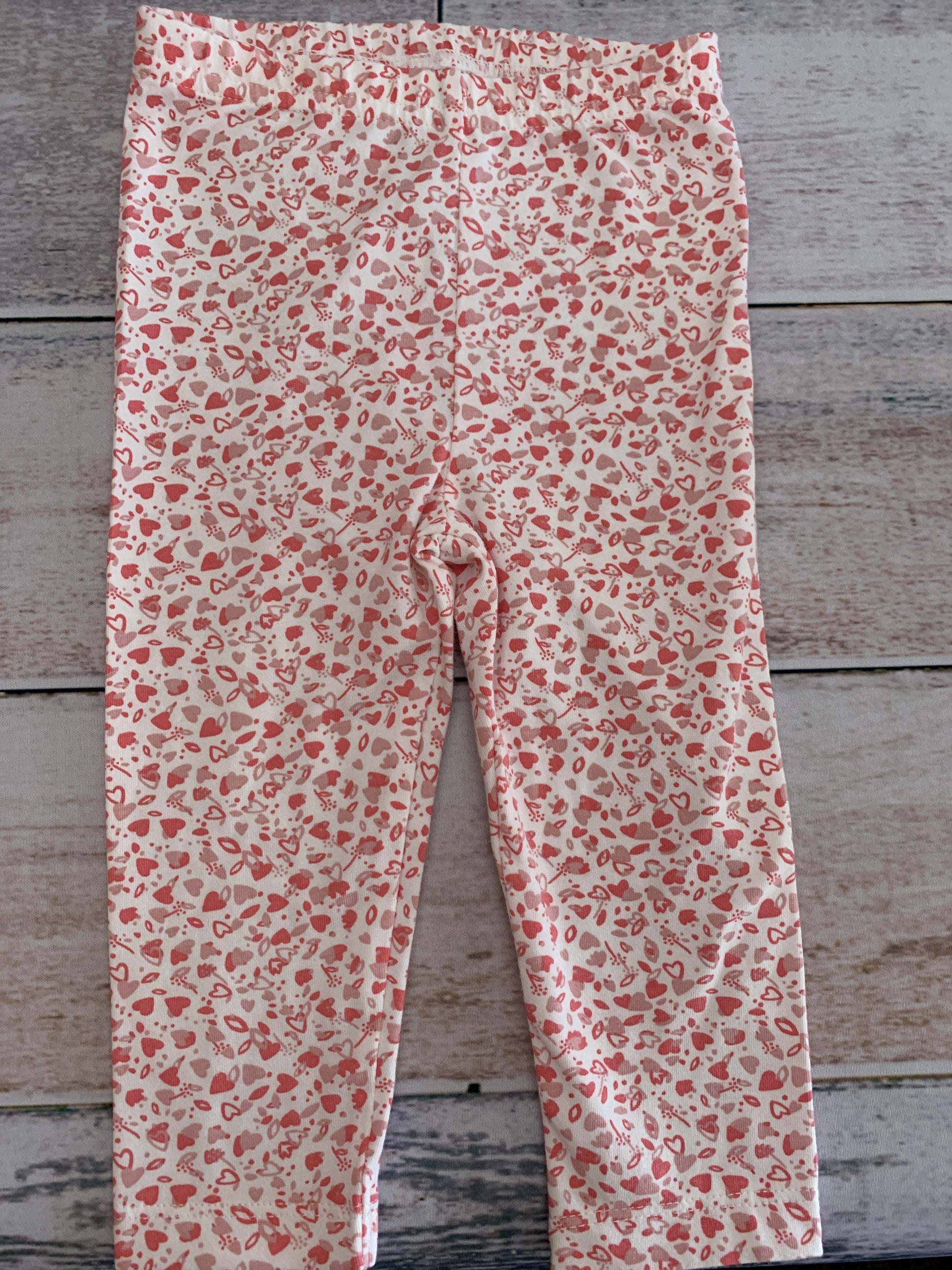 Girls Pink floral Pants Size: 12M Pink floral