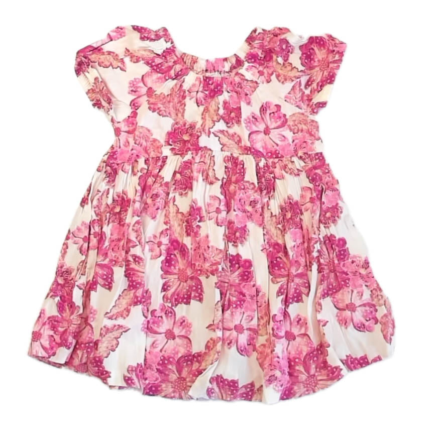 Old Navy Girls Pink Floral Dress Size: 3T Pink Floral