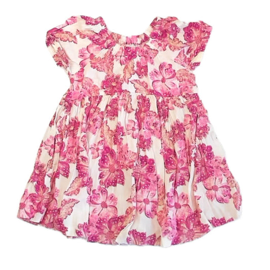 Old Navy Girls Pink Floral Dress Size: 3T Pink Floral