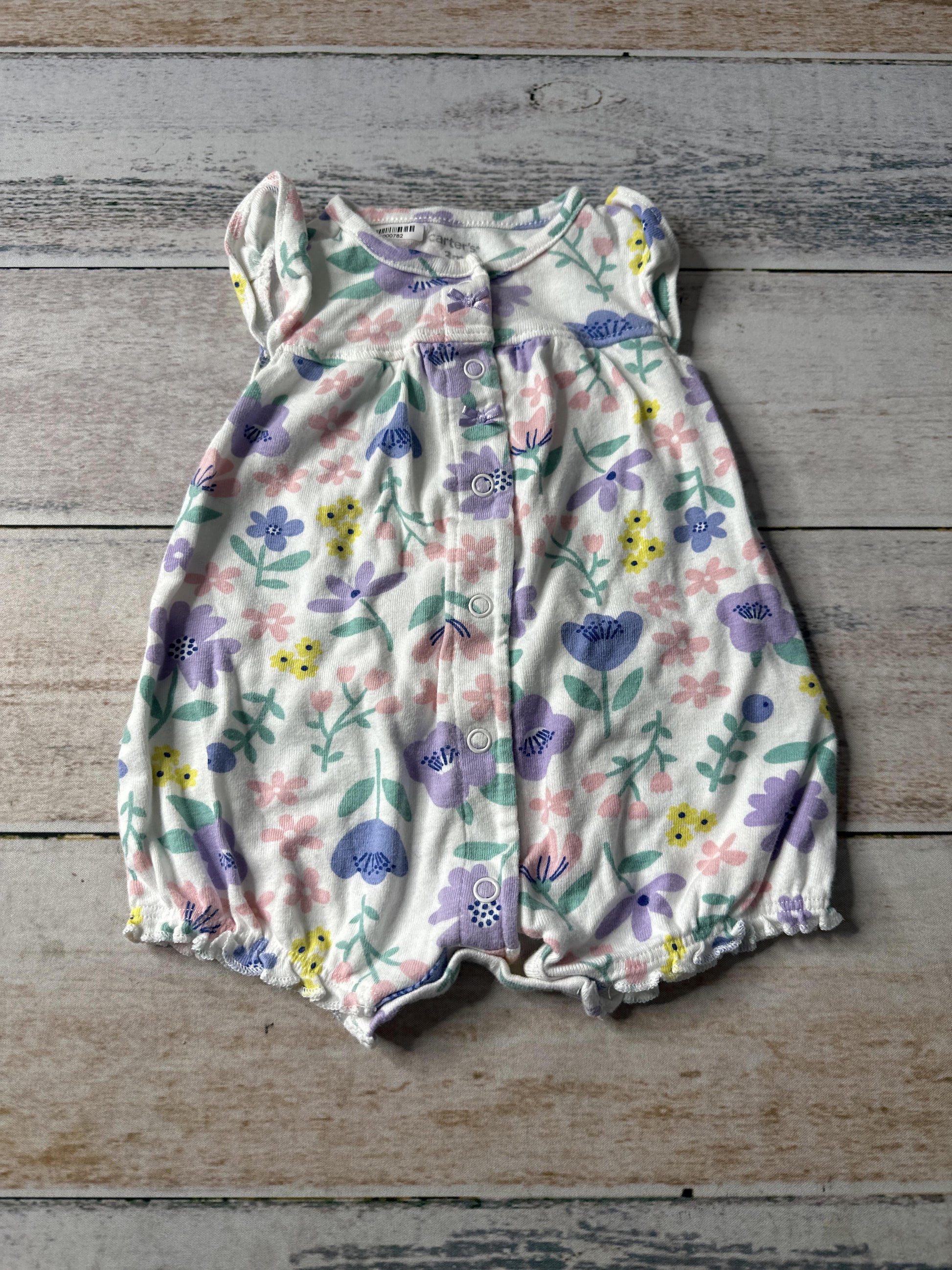 Carters Girls Pink floral Jumper Size: 3 months Pink floral