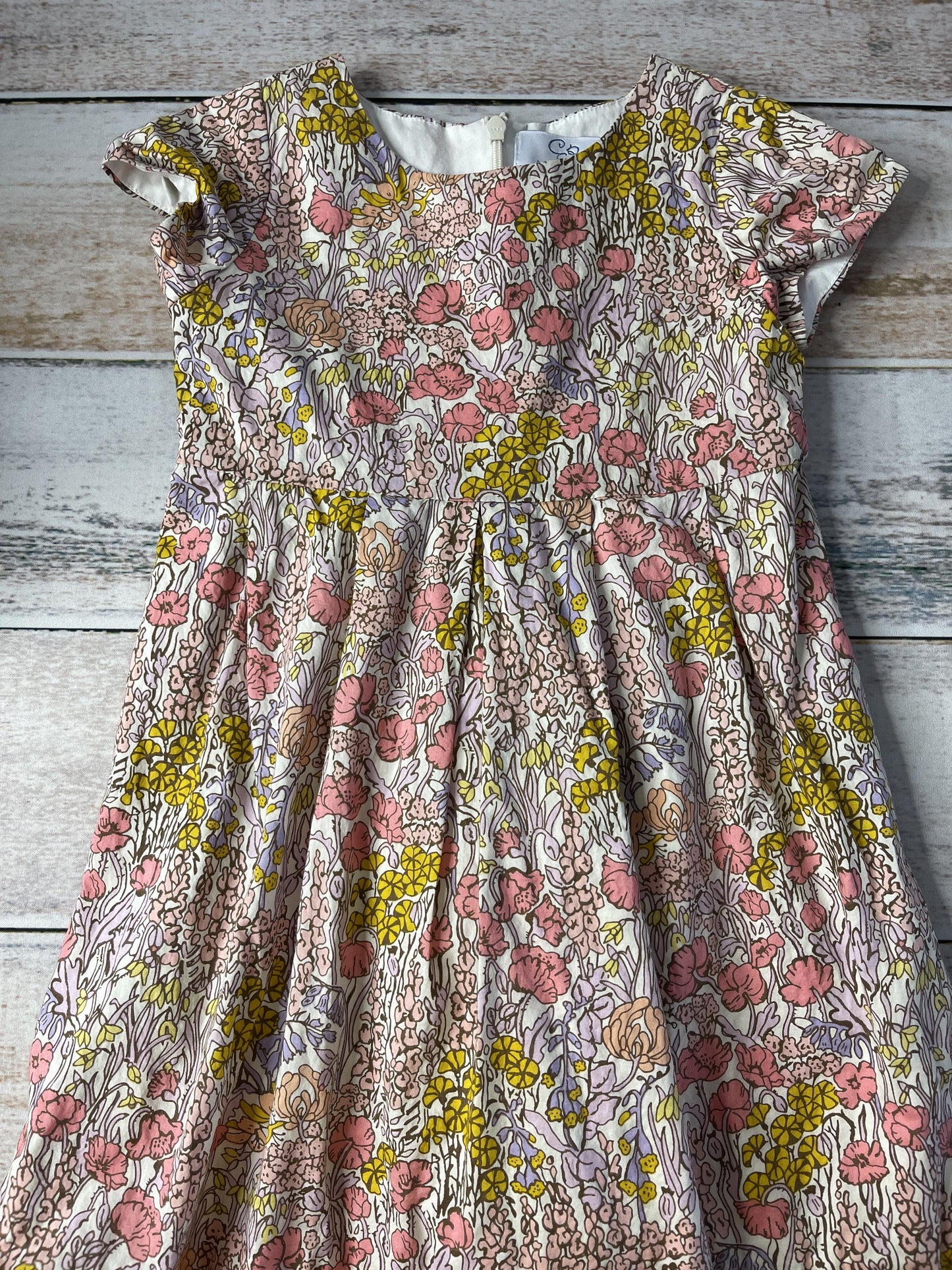 Caroline Zapf Girls Pink floral Dress Size: 3T Pink floral