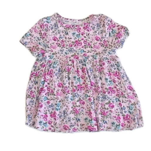 Posh Peanut Girls Pink Floral Blouse Size: 4T Pink Floral