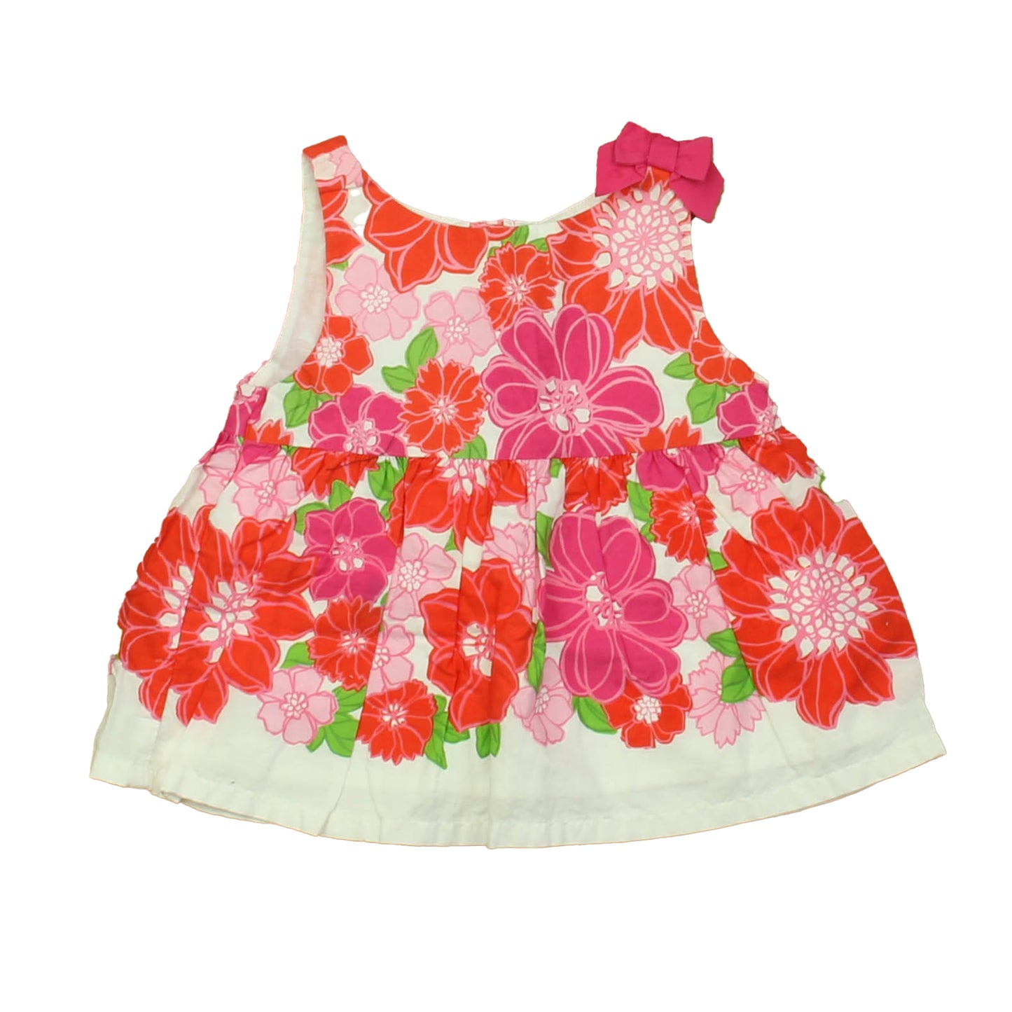 Gymboree Girls Pink Floral Blouse Size: 18-24 Months Pink Floral