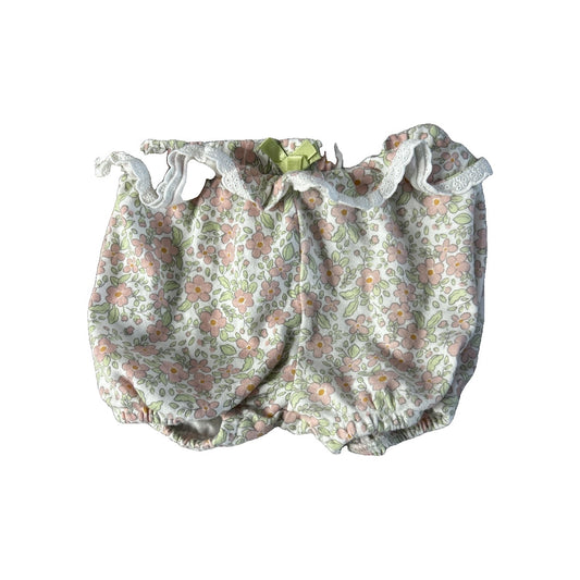 Girls Pink floral Shorts Size: 12-18 months Pink floral