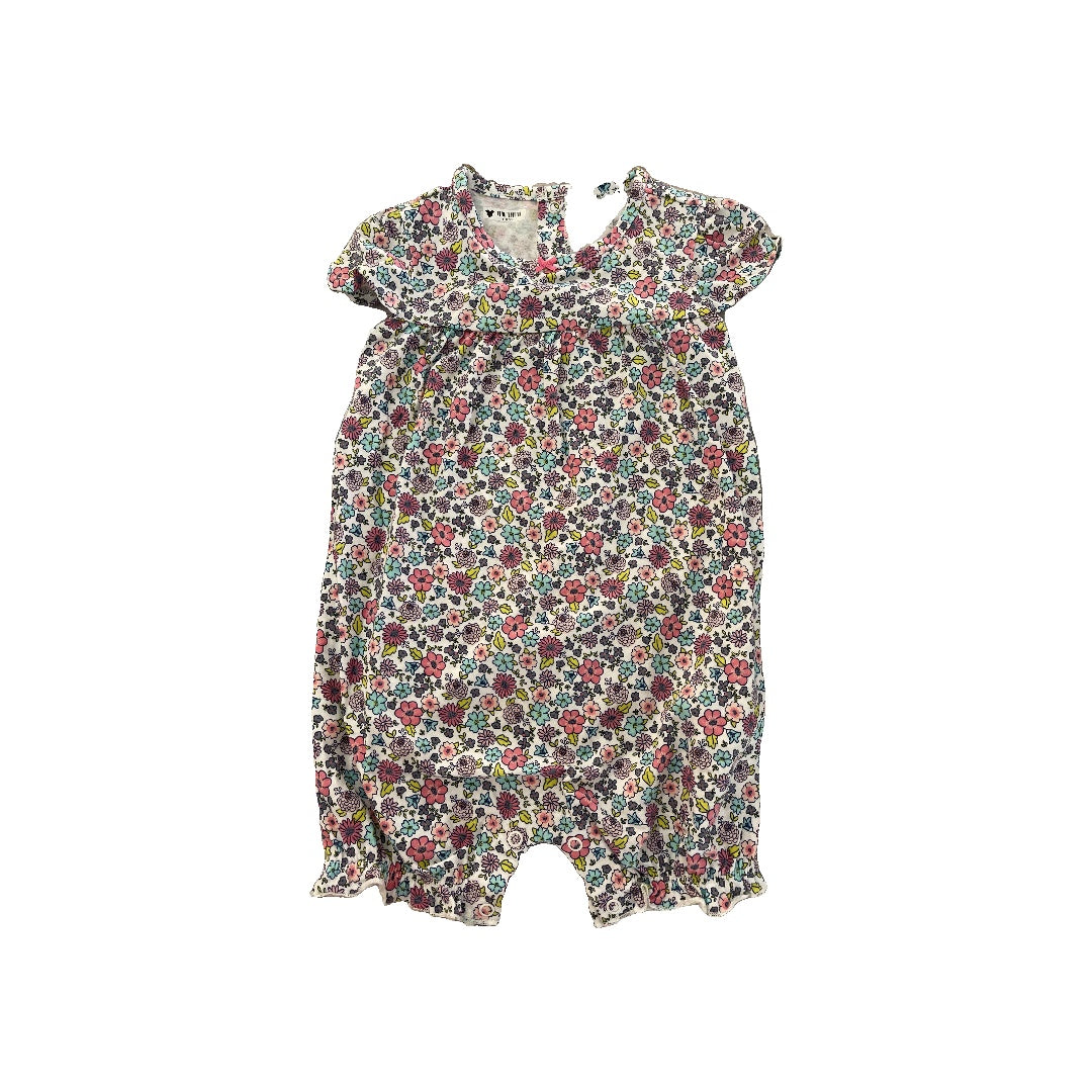 Carters Girls Pink floral Romper Size: 24 months Pink floral