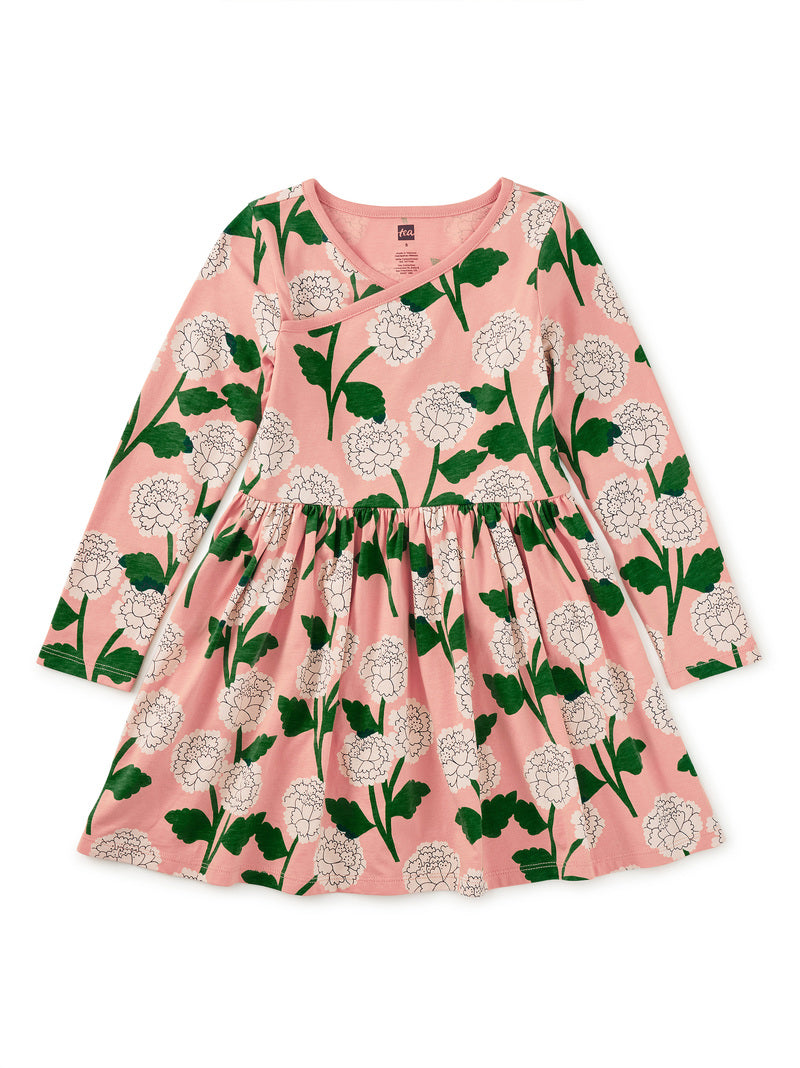 Tea Collection Girls Pink Floral Dress Size: 5T Pink Floral