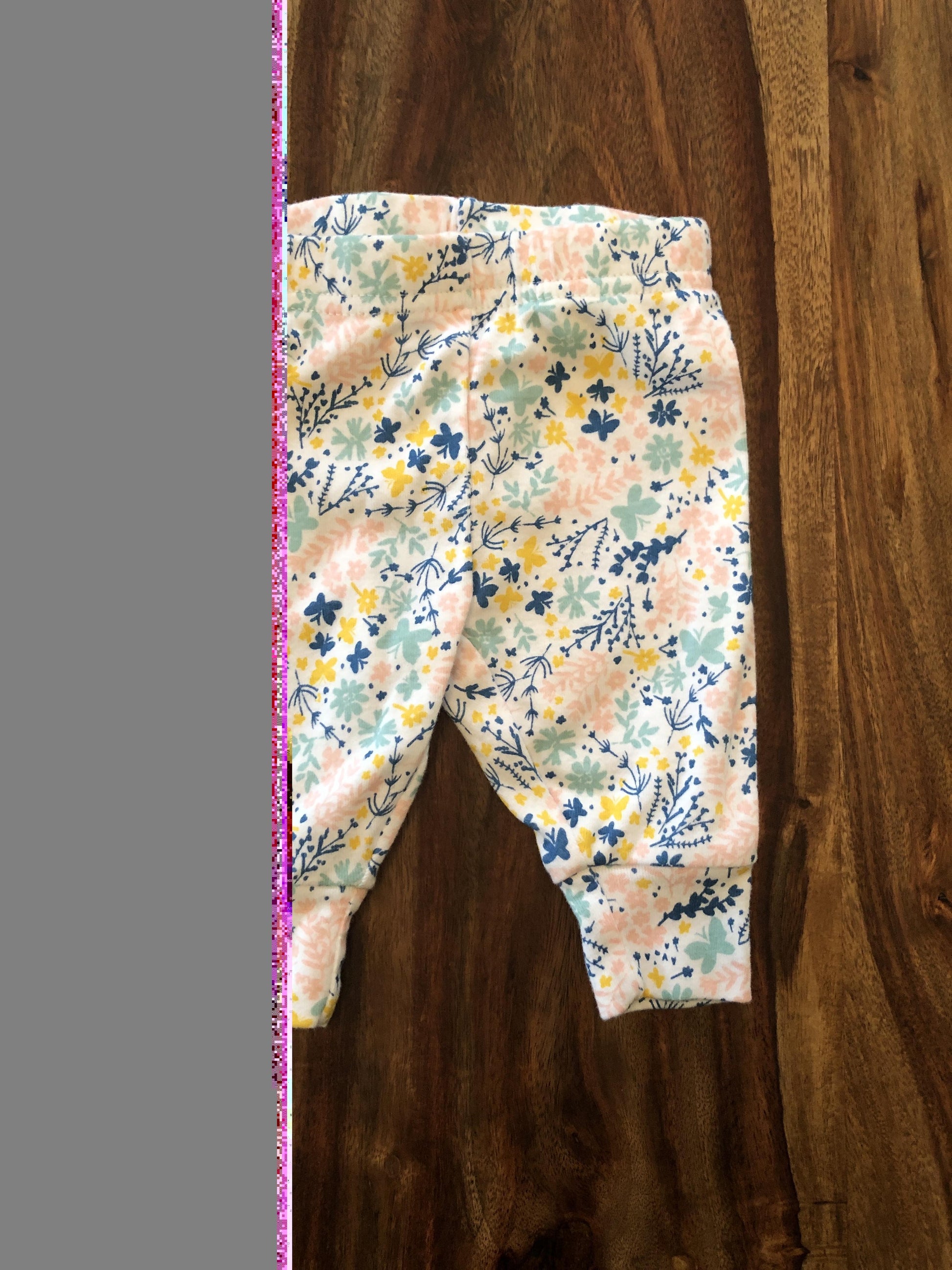 Carters Girls Pink floral Pants Size: 3 months Pink floral