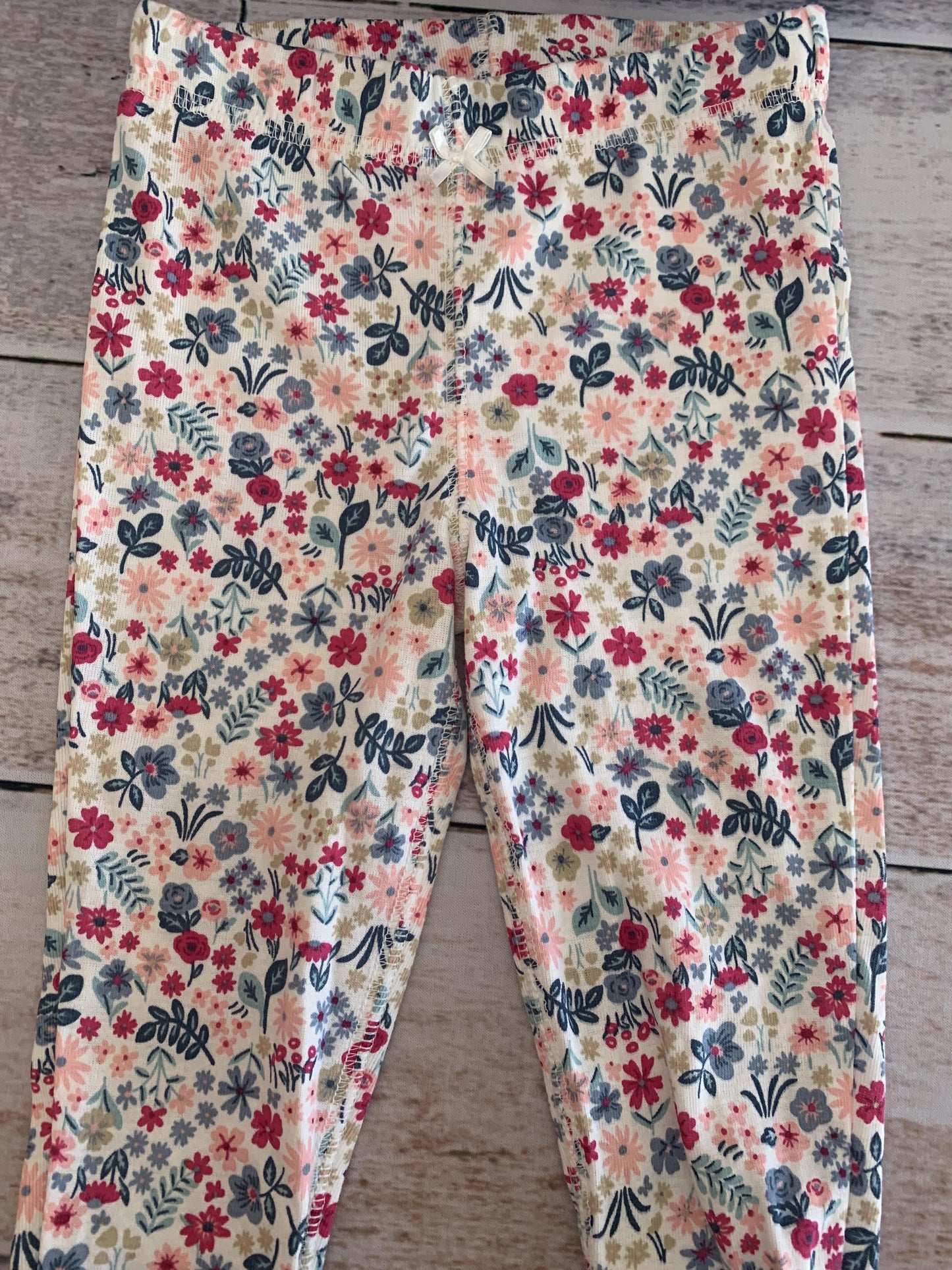 Carters Girls Pink floral Pants Size: 9 months Pink floral