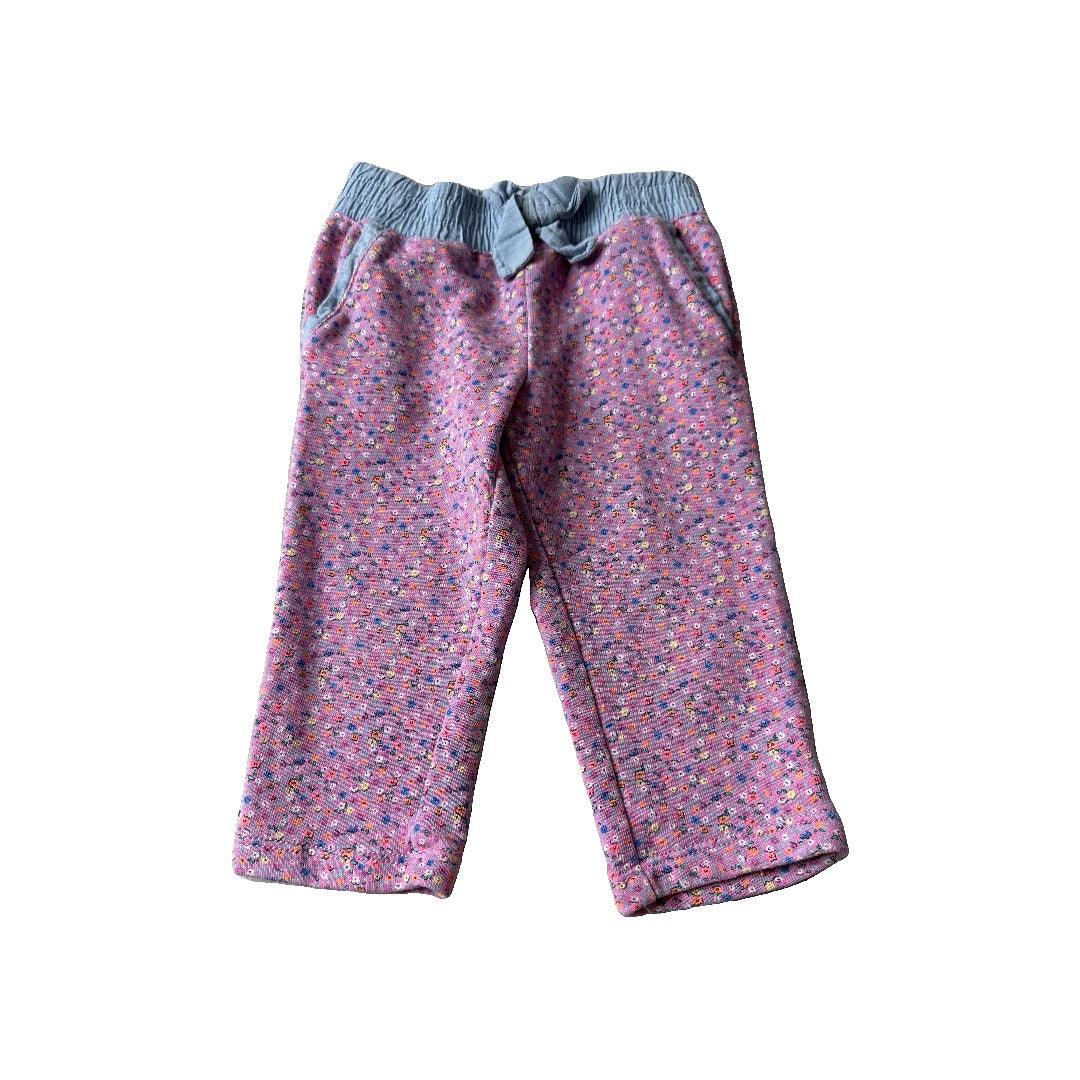 Gap Girls Pink floral Pants Size: 3T Pink floral