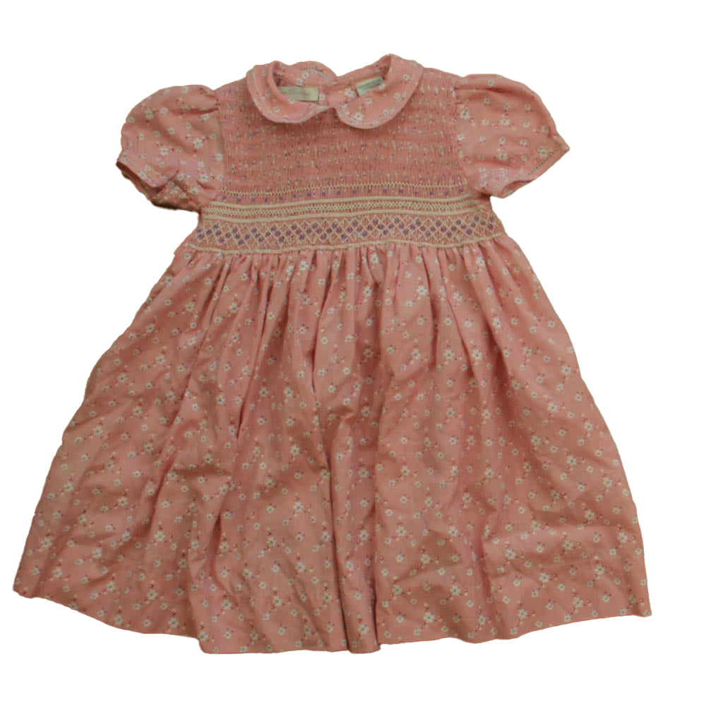 Carriage Boutiques Girls Pink Floral Dress Size: 24 Months Pink Floral