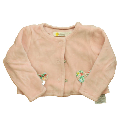 Boden Girls Pink Floral Cardigan Size: 3-6 Months Pink Floral