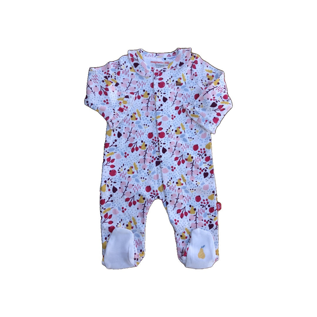 Magnetic Me Girls Pink floral Pajamas Size: Newborn Pink floral