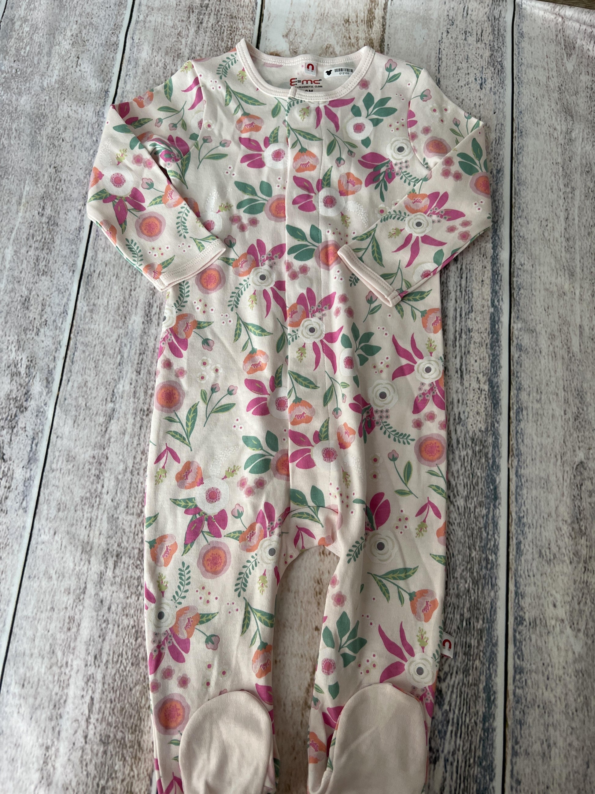 Magnetic Me Girls pink | Flowers Pajamas Size: 6-9 months pink | Flowers
