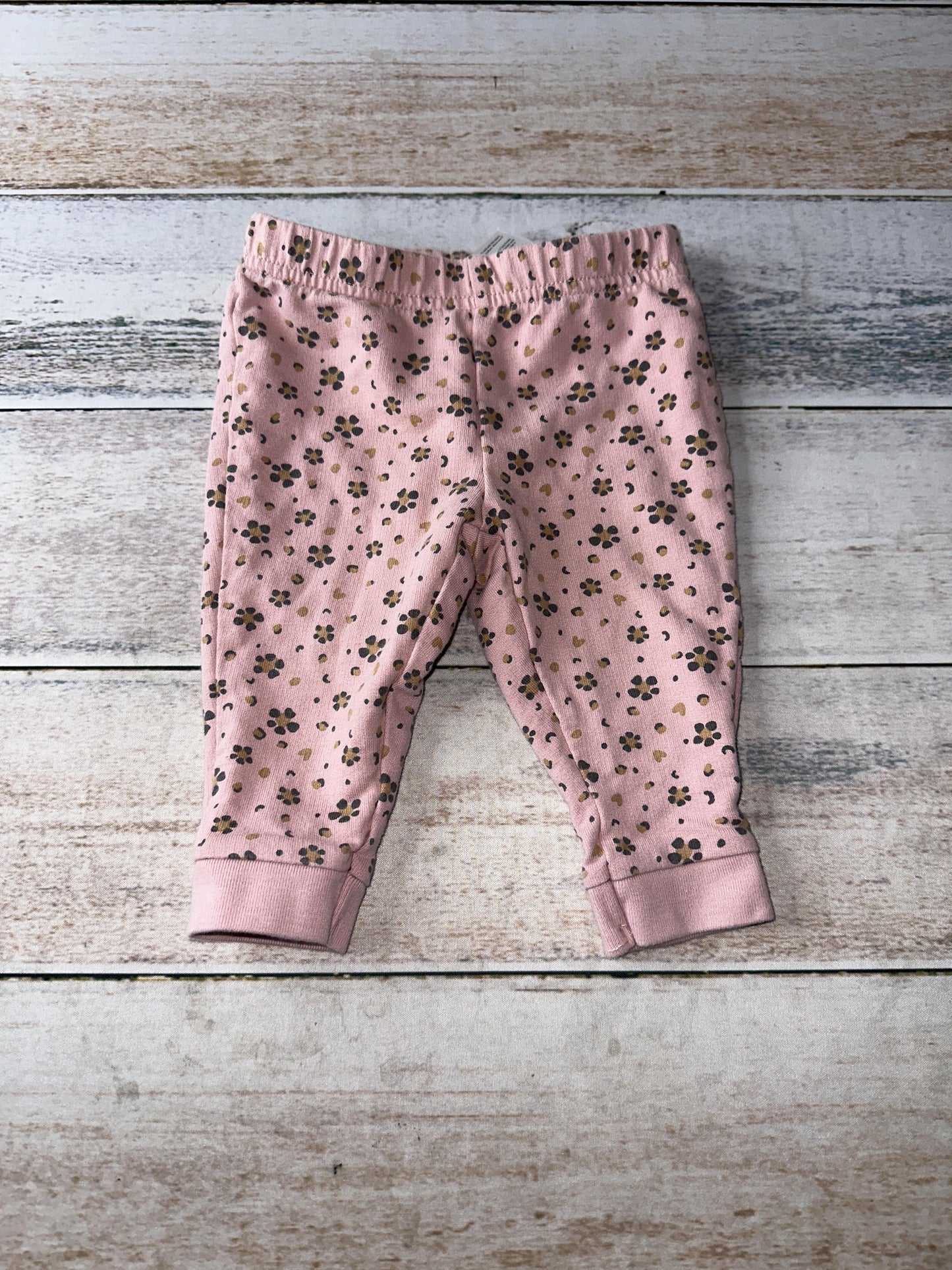 Carters Girls pink | Flowers Pants Size: 6 months pink | Flowers