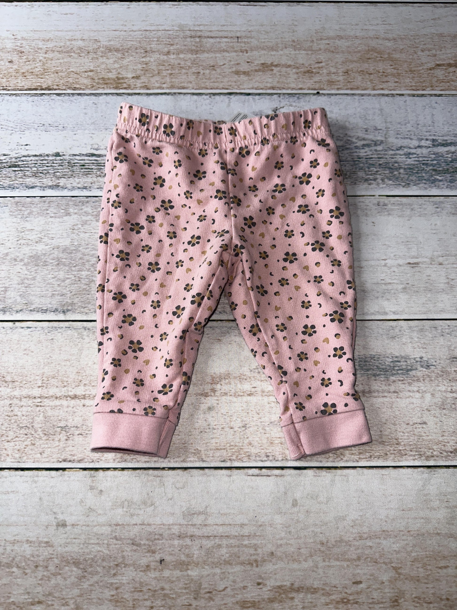 Carters Girls pink | Flowers Pants Size: 6 months pink | Flowers