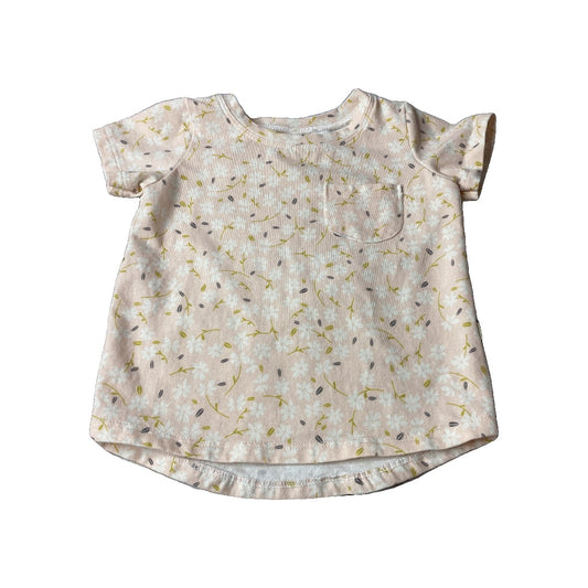 BabySprouts co Girls pink | Flowers T-Shirt Size: 6-12 months pink | Flowers