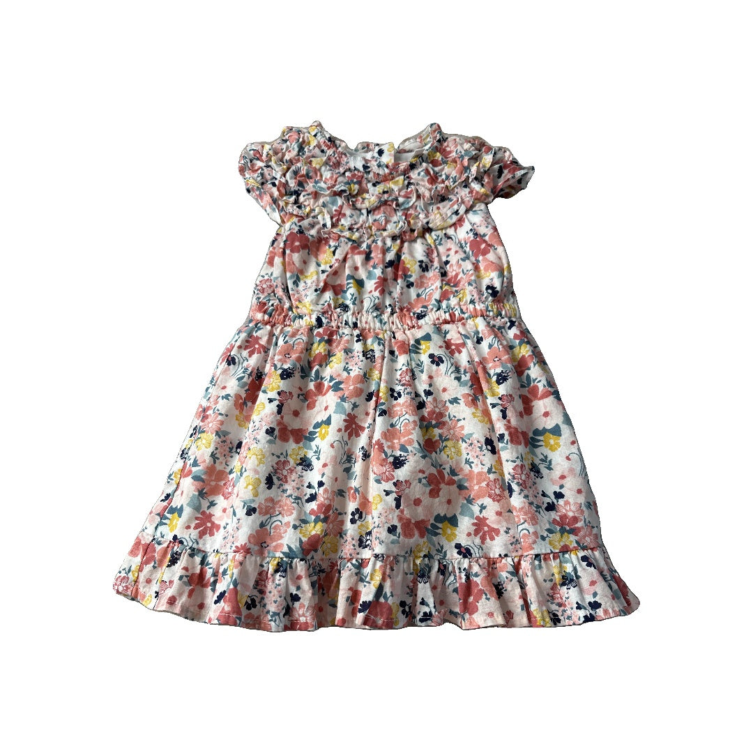 Janie and Jack Girls pink | Flowers Dress Size: 18-24 months pink | Flowers