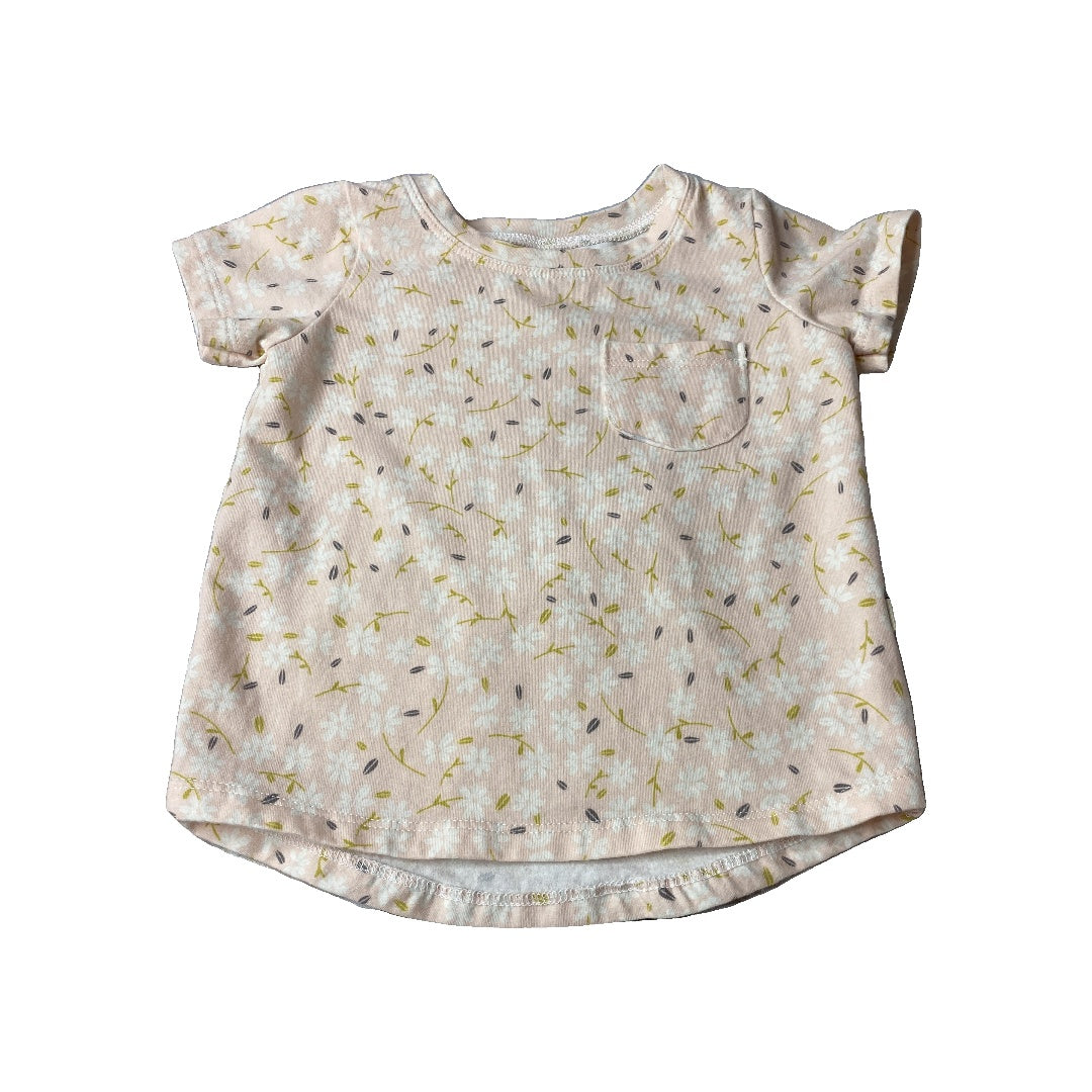 BabySprouts co Girls pink | Flowers T-Shirt Size: 6-12 months pink | Flowers