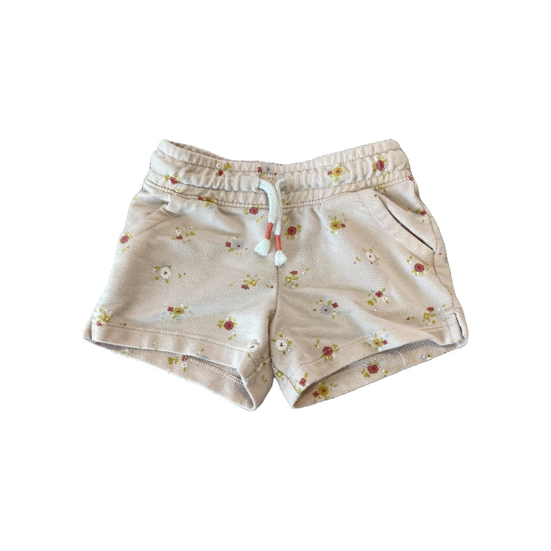 Cat & Jack Girls pink | Flowers Shorts Size: 5 pink | Flowers