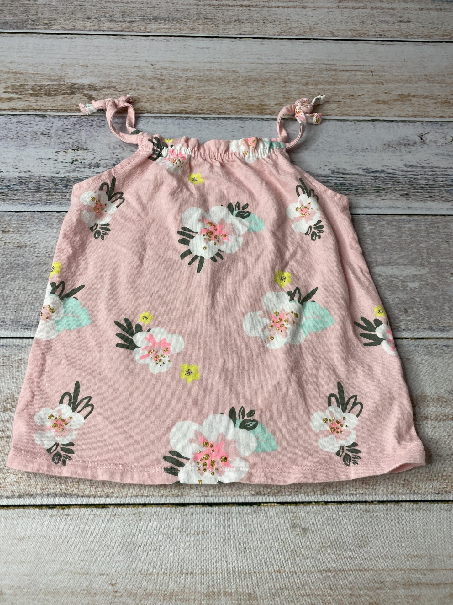 Jumping Beans Girls pink | Flowers Tank Top Size: 4T pink | Flowers
